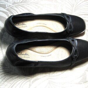 Clarks Shoes Lyrical Rhyme Black Leather 7